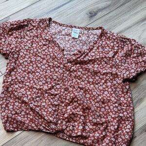 cute floral blouse